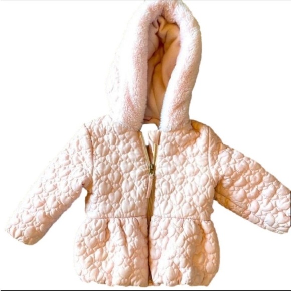 Rothschild 18M Pink Winter Quilted Jacket - Picture 1 of 7